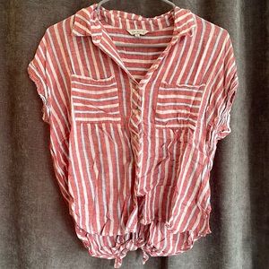 Lucky Brand Button Down Tee